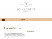 sonnenhof-aspach.de Webseite Vorschau