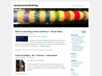 randomactsofknitting.wordpress.com Webseite Vorschau