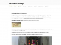reformiertbewegt.ch Webseite Vorschau