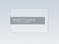 mangold-it-consulting.de Webseite Vorschau