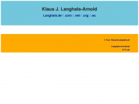 langhals-arnold.de Webseite Vorschau