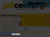 jobcenter-uckermark.de Webseite Vorschau