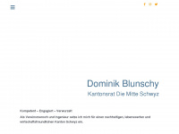 dominik-blunschy.ch Webseite Vorschau