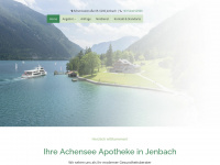 achensee-apotheke.at Webseite Vorschau