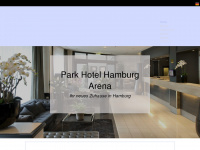 parkhotelhamburgarena.de Webseite Vorschau