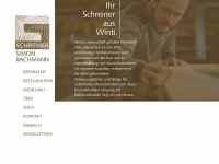 schreinersimon.ch Webseite Vorschau