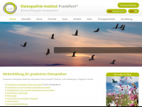 osteopathie-institut-frankfurt.de Webseite Vorschau