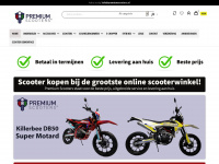 premiumscooters.nl Webseite Vorschau