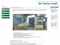 bc-testtec.de Webseite Vorschau