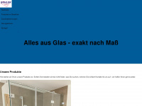buehler-glas.de Webseite Vorschau