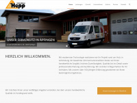 holzbau-hepp.de Webseite Vorschau
