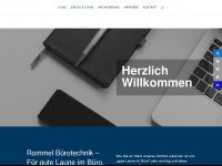 rommel-buerotechnik.de Webseite Vorschau