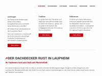 dachdecker-rust.de Webseite Vorschau
