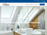 woerner-sanitaer.de Webseite Vorschau