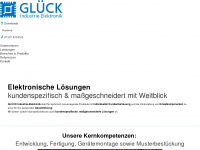 glueck-elektronik.de Webseite Vorschau