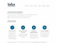 solus-gmbh.de Webseite Vorschau