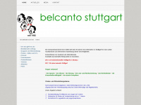 belcanto-stuttgart.de Webseite Vorschau