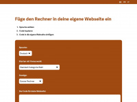 tierhaltungsrechner.ch Webseite Vorschau