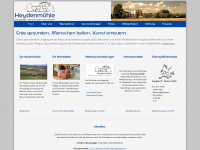 heydenmühle.de Webseite Vorschau