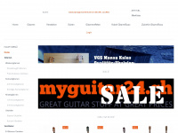 myguitar24.ch Webseite Vorschau