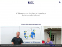 glaserei-langebeck.com Webseite Vorschau