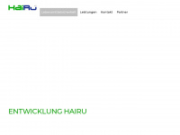hairu.at Webseite Vorschau