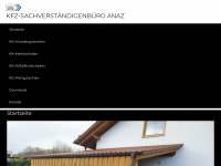 kfz-sachverständigenbüroanaz.de Webseite Vorschau