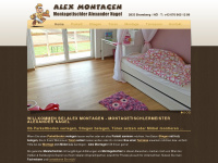 alexmontagen.at Webseite Vorschau
