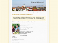 pfarrewiesmath.at Webseite Vorschau