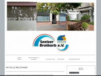 seelzer-brotkorb-ev.com Webseite Vorschau