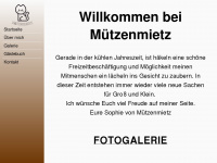 muetzenmietz.de Webseite Vorschau
