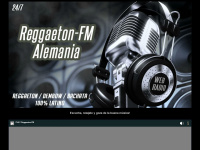 reggaeton-fm.de Webseite Vorschau