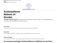 schluesseldienst-muelheim-an-der-ruhr-24std.de Webseite Vorschau