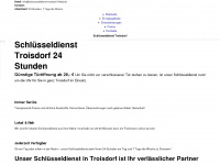 schluesseldienst-troisdorf-24std.de Webseite Vorschau