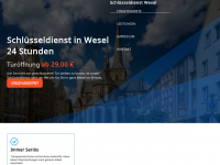 schluesseldienst-wesel-24std.de Webseite Vorschau
