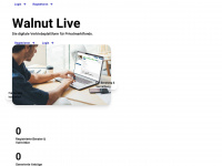 walnut.live Webseite Vorschau