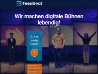 feedbeat.io Webseite Vorschau