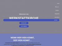 werkstattkirche.de Webseite Vorschau