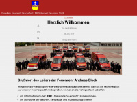 feuerwehr-breckerfeld.de Webseite Vorschau