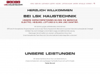 lsk-haustechnik.de Webseite Vorschau