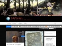artemisnews.net Webseite Vorschau