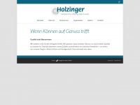 partyservice-holzinger.de Webseite Vorschau
