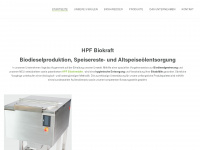 hpf-biokraft.at Webseite Vorschau