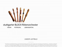 stuttgarter-blockfloetenorchester.de Webseite Vorschau