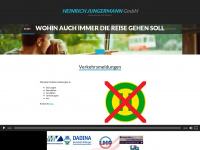 jungermann-reisen.de Webseite Vorschau