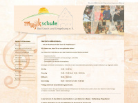 musikschule-badurach.de Webseite Vorschau
