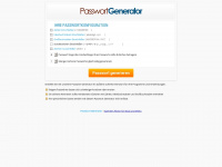 passwort-creator.de Webseite Vorschau
