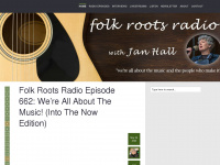 folkrootsradio.com Webseite Vorschau