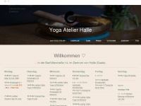 yoga-atelier-halle.de Webseite Vorschau