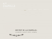 lachapelle.ch Webseite Vorschau